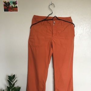 Orange Patagonia pants